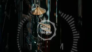 Radio Rock Fill Practice I 100 BPM I Drum Loop drums drummer drumloop [upl. by Anirahs]