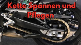 Kette Spannen und Pflegen Motorrad Beta Supermoto [upl. by Ettenaej]