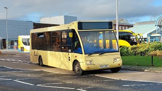 Moffat amp Williamson Optare Solo M880 PX07 HBF on service 5 [upl. by Wandie]