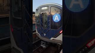 Lefferts Boulevard Bound R211A A train entering and leaving 80th Street [upl. by Deeraf]