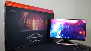 BenQ Mobiuz EX2510 25quot IPS 144hz Gaming Monitor  Unboxing  Review  Sound Test [upl. by Staffard]