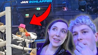 Er kämpft in UNTERHOSE 😲😲  Great Fight Night 2 Vlog [upl. by Ahsekahs]