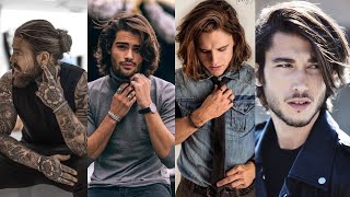 50 long hairstyle ideas for Mens  long hairstyle ideas for menboys  hairstyle longhair [upl. by Hasila]