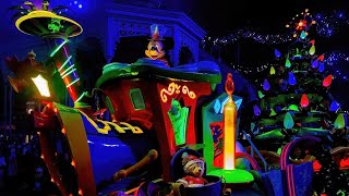 mickeys dazzling parade christmas illumation at disneyland Paris 2024 [upl. by Cassandre]