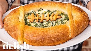 Super Bread Bowl Dip  Delish [upl. by Gylys]