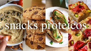 Una Semana de Snacks Proteicos  Veganos amp Fáciles [upl. by Sergius]