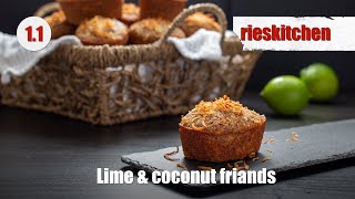 Gluten free lime and coconut friands [upl. by Yecak]