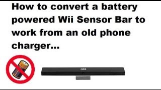 Converting a battery Wii wireless sensor bar [upl. by Ananna765]