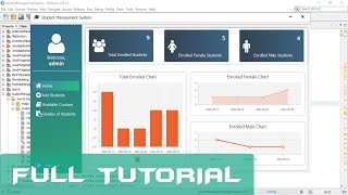 JavaFX Full Tutorial  Student Management System with Source Code [upl. by Atiroc]