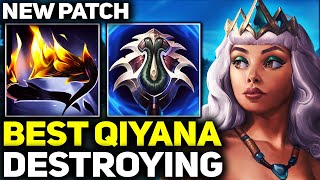 RANK 1 BEST QIYANA SHOWS HOW TO DESTROY PATCH 1415  League of Legends [upl. by Trevah]