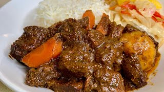 STEWED BEEF JAMAICAN STYLE [upl. by Philpot]