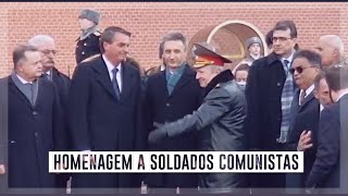 Bolsonaro participa de homenagem a soldados comunistas em Moscou [upl. by Frohman]