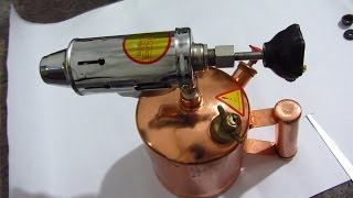 KeroseneGasoline Blowtorch Unboxing Disassembly Test [upl. by Alain]