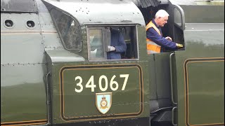 34067 Tangmere Once More at Carlisle 15 06 24 [upl. by Assilanna212]