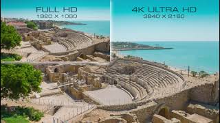 Compare video standards resolution 4K Ultra HD vs Full HD [upl. by Dirraj]