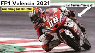 Hasil FP1 Valencia Moto3 [upl. by Brennen]