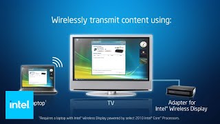 Intel® Wireless Display  Laptop to TV  Intel [upl. by Enegue]