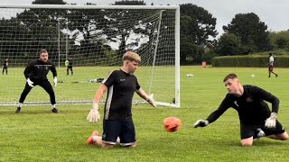 Romsey Town 2024 pre season goalkeeper session 5 [upl. by Amari]