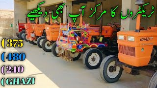 Pakistani best Tractors Fiat Alghazi 480 and  Messi 375 240  for sale [upl. by Hpesoy538]