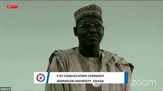 Igbinedion 21st Convocation Ceremony [upl. by Hsepid]