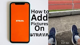 How to add photo on strava [upl. by Porty]