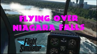 Flying Over Niagara Falls in the Mini 500  Jeppeson Scenery  MSFS  Pilot View [upl. by Fielding]