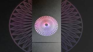 Captivating Spiral Art Timelapse  spirograph ASMR viral [upl. by Dduj184]