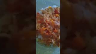 Saltfish ricecabbage amp carrots I dont own copyrights to this music 🎶 [upl. by Cathey]