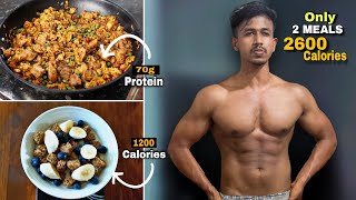 Only 2 MEALS Gain Weight Fast amp Build Muscle For Skinny Guys 🤩  Diet plan for weight gain [upl. by Eachelle966]