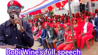 BOBI WINES FULL SPEECH TO THE NUP GRADUANDS [upl. by Anelim]