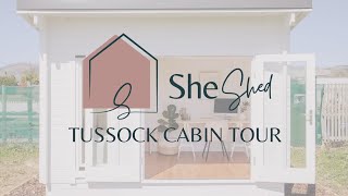 SheShed Tussock Cabin Tour [upl. by Colby279]