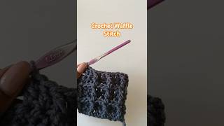 Crochet waffle stitch crochet [upl. by Aiclid]