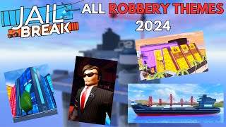 ALL Jailbreak Robbery MusicThemes 2024 [upl. by Ecirual]