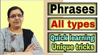 Phrases  What are Phrases  Kinds of Phrases  Full concept of Phrases Tricks of Phrases [upl. by Lorilee64]