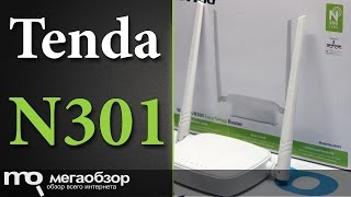 Обзор роутера Tenda N301 [upl. by Dodson]