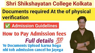 Shri shikshayatan college Documents Required  Admission Guidelines  Fees Payment process  Cutoff [upl. by Aihsotan181]