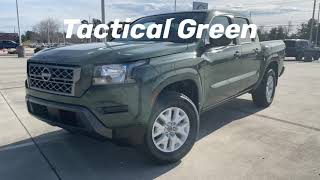 All new 2022 Tactical Green on Nissan Frontier [upl. by Arded]