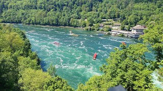 Rheinfall SchaffhausenSwitzerland1st step [upl. by Neeham]