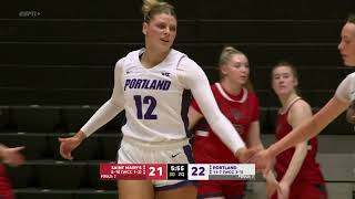 Portland Womens Basketball vs Saint Marys 6773  Highlights [upl. by Sivia]