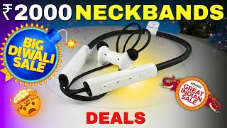 BEST Neckbands Under Rs 2000 in 2024 You NEED to See in Flipkart Diwali Sale🔥 [upl. by Doersten]