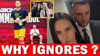 NBA social awkwardly ignores Caitlin Clarks boyfriend Connor McCaffery [upl. by Dellora]