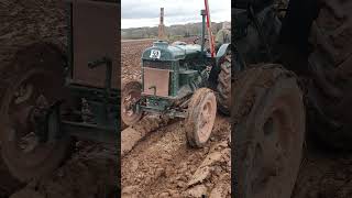 Fordson Model N Tractor at BDVPS Ploughing Match Stratford Upon Avon Sunday 14th January 2024 [upl. by Nareik]