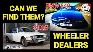 Wheeler Dealers Where Are They Now BMW 840 amp Triumph Stag [upl. by Elleiad]