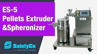 Pellets Extruder Marumerizer Spheronizer Manufacturer [upl. by Aisya]