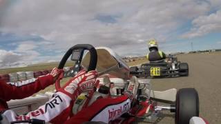 Karting Onboard Circuito International Zuera  Rotax Junior BirelArt [upl. by Ancelin588]