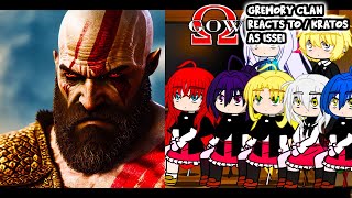 Gremory Clan react to Issei as KRATOS  GOW Ragnarök Gacha Club React [upl. by Lafleur]