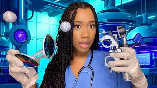 ASMR Cranial Nerve Exam BUT Youre An Alien 👽 🛸 Medical Exam ASMR [upl. by Enylecoj747]