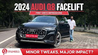 2024 Audi Q8 Facelift First Drive Review  What’s Been Upgraded For The India Spec Model [upl. by Einneb]