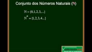 Matemática  Aula 2  Conjuntos Numéricos  Parte 1 [upl. by Neiluj294]