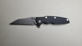 Hinderer Eklipse Wharncliffe knife blade vs XM18 and ZT0393GLCF [upl. by Aihsatal]